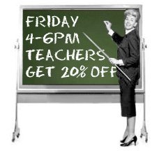 Friday Teacher Discount